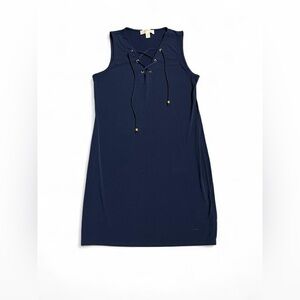 Micheal Kors Navy blue sleeveless dress